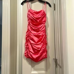 Alice + Olivia pink mini party dress